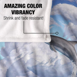 Jq Licensing Jlo Silky Dolphin Supersoft Blanket Multicoloured (One Size) - thumbnail 4
