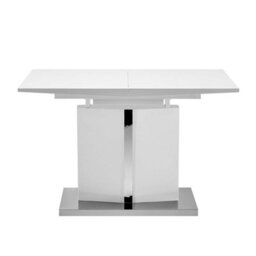 Furniture in Fashion Belmonte High Gloss Extending Dining Table Small In White - thumbnail 8