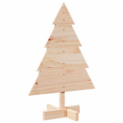 Berkfield Versatile Wooden Christmas Tree For Decoration 70 Cm Solid Wood - image 1