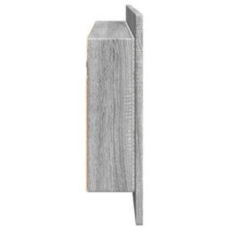 Berkfield Led Bathroom Mirror Cabinet Grey Sonoma 100X12X45 Cm - thumbnail 8
