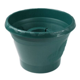 Wham Large Green Christmas Tree Stand Tub With Santa Design For Real Trees Up To 7Ft Tall - thumbnail 1