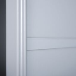 Spacepro Classic Wideline Mirrored Pebble Framed Sliding Wardrobe Door (H)2220mm (W)610mm - thumbnail 8