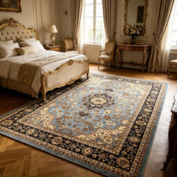 Traditional Persian Style Non-Slip Rug For Hallway, Living Room & Bedroom - Red 60X110Cm - thumbnail 2