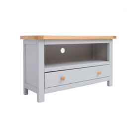 Cabinet Bits Argenta Light Grey 1 Drawer Tv Cabinet Wood Knob - thumbnail 2