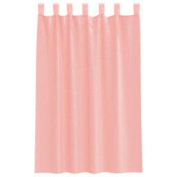 Berkfield Voile Curtains With Loops 2 Pcs Pink 140X175 Cm - thumbnail 4