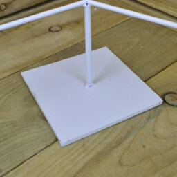 Samuel Alexander White Christmas Tree 7 Tealight Holder With Dangling White Stars - thumbnail 7