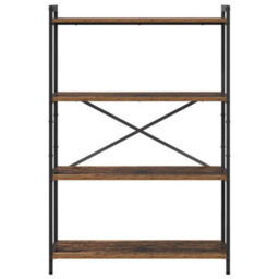 Berkfield Bookcase Old Wood 80 X 30 X 118 Cm Engineered Wood - thumbnail 5