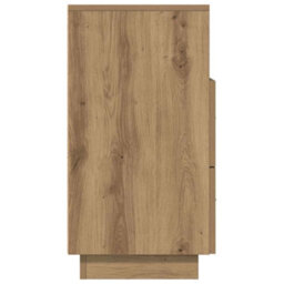 Berkfield Bedside Cabinet With 2 Drawers Artisan Oak 36X36X68 Cm - thumbnail 6