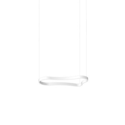 Ideal Lux Waves 94Cm Integrated Led Pendant Ceiling Light White 3000K