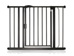 Bettacare Auto Close Pet Gate, 96.6Cm - 103.6Cm, Matt Black, Pressure Fit Stair Gate For Dog & Puppy - thumbnail 1