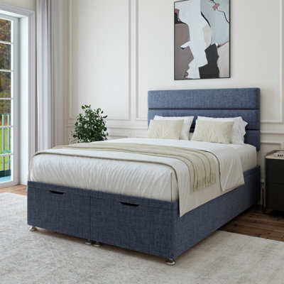 Bedmaster Midnight Linen Ottoman Divan Base King Size - image 1