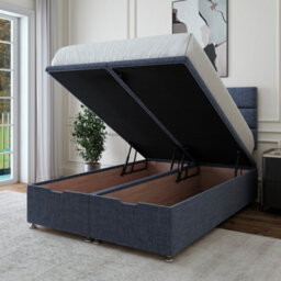 Bedmaster Midnight Linen Ottoman Divan Base King Size - thumbnail 3