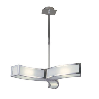Luminosa Lighting Luminosa Duna Gu10 Pendant 3 Light L1/sgu10, Polished Chrome - image 1