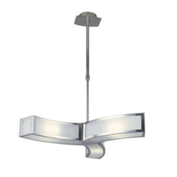 Luminosa Lighting Luminosa Duna Gu10 Pendant 3 Light L1/sgu10, Polished Chrome - thumbnail 1