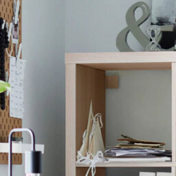 White Stained Oak Effect Cube Storage 77X77Cm Shelving Unit Bookcase Organizer Display - thumbnail 5