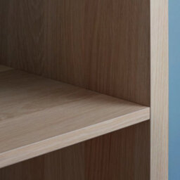 White Stained Oak Effect Cube Storage 77X77Cm Shelving Unit Bookcase Organizer Display - thumbnail 6