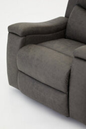 Home Detail Collins Sofa Suite Armchair Manual Recliner Grey Pu Faux Leather - thumbnail 5