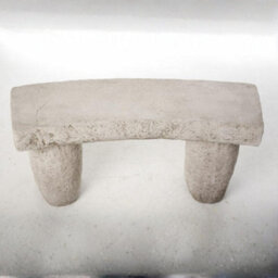 Oakleystone Northern Curved Stone Garden Bench Seat  Fine Detailed 45 Cm Tall 130 Kg - thumbnail 7