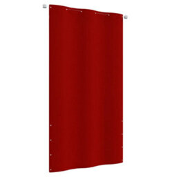 Berkfield Balcony Screen Red 120X240 Cm Oxford Fabric - thumbnail 1