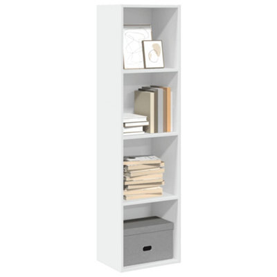 Berkfield Bookcase White 40X30X152 Cm Engineered Wood - image 1