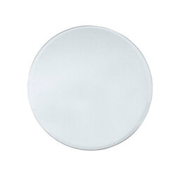 Thehotsale Bathroom Glass Material Oblique Round Makeup Mirror Bathroom Mirror 40Cm Dia - thumbnail 5