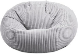 rucomfy Beanbags Rucomfy Jumbo Cord Platinum Goliath - Giant Indoor Bean Bag Chair For Adults - thumbnail 2
