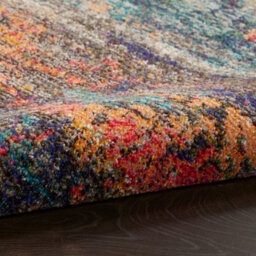 Multicolor Abstract Modern Easy To Clean Rug For Dining Room-160Cm X 221Cm - thumbnail 7