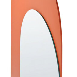 Beliani Wall Mirror Groises 55 Cm 140 Cm Orange - thumbnail 5
