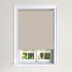 Lister Cartwright Blackout Roller Blinds Child Safety Included Herringbone Effect (Beige, 90 Cm Width X 140 Cm Drop) - thumbnail 1