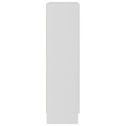 Berkfield Vitrine Cabinet White 82.5X30.5X115 Cm Engineered Wood - thumbnail 7
