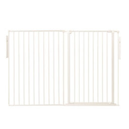 Safetots Premium Extra Tall Room Divider, Up To 154Cm Wide, White, 105Cm Tall, Multi Panel Barrier For Baby And Toddler