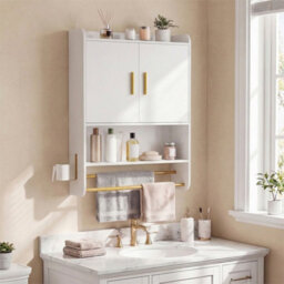 Bathroom Wall Cabinet Wall Mounted Medicine Cabinet - thumbnail 1