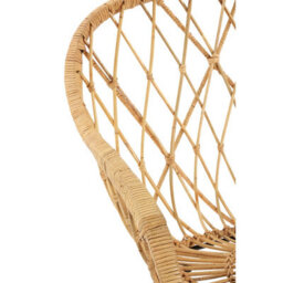 Orsina Rattan Chair, Easy To Clean Outdoor Chair, Backrest Rattan Office Chair - thumbnail 5