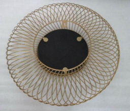 Aspect Furniture Juliet Round Accent Mirror,sunburst Design,gold - thumbnail 6