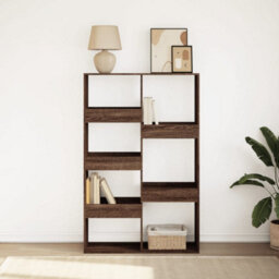 Berkfield Bookcase Brown Oak 100X33X155.5 Cm Engineered Wood - thumbnail 3
