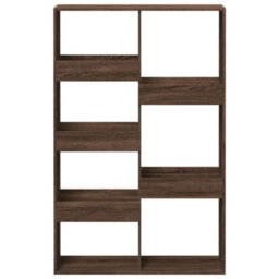 Berkfield Bookcase Brown Oak 100X33X155.5 Cm Engineered Wood - thumbnail 4