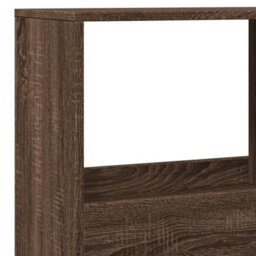 Berkfield Bookcase Brown Oak 100X33X155.5 Cm Engineered Wood - thumbnail 7
