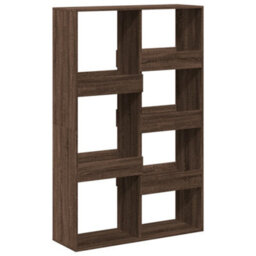 Berkfield Bookcase Brown Oak 100X33X155.5 Cm Engineered Wood - thumbnail 6