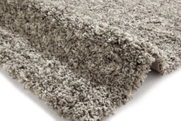Silver Plain Shaggy Modern Machine Made Easy To Clean Rug For Living Room Bedroom And Dining Room-160Cm X 220Cm - thumbnail 2