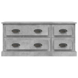 Berkfield Durable Tv Cabinet Concrete Grey 100X35.5X45 Cm Engineered Wood - thumbnail 6