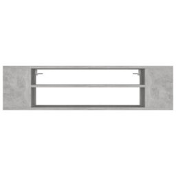 Berkfield Hanging Tv Cabinet Concrete Grey 100X30X26.5 Cm Engineered Wood - thumbnail 4