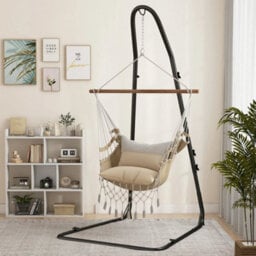 Hammock Chair Stand Height Adjustable Hanging Chair Stand - thumbnail 5