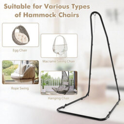 Hammock Chair Stand Height Adjustable Hanging Chair Stand - thumbnail 2