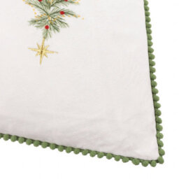 Wylder Nature Twinkling Tree Trio Embroidered Polyester Filled Cushion - thumbnail 6