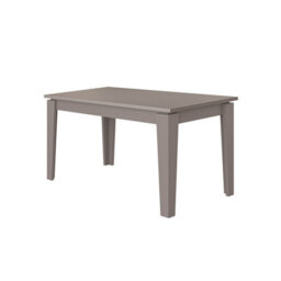 Decortie Tolmen Dining Table Rectangular Extendable Table Up To 6 Seater Contemporary Kitchen Table 140Wcm Living Room, Mocha Grey - thumbnail 2