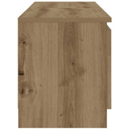 Berkfield Modern Tv Cabinet With Led Lights Artisian Oak 120X30X36 Cm Engineered Wood - thumbnail 8