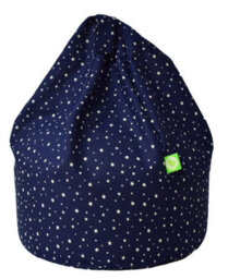Bean Lazy Cotton Navy Stars Bean Bag Child Size