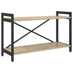 Berkfield Modern Bookcase Sonoma Oak 80 X 30 X 48.5 Cm Engineered Wood - thumbnail 1