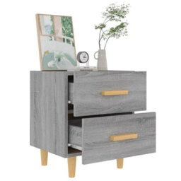 Berkfield Bed Cabinets 2 Pcs Grey Sonoma 40X35X47.5 Cm - thumbnail 6