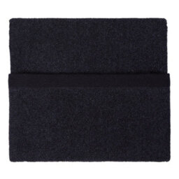 Drift Abode Eco Navy Soft Sustainable Heavyweight Bci Cotton Towel - thumbnail 3